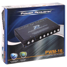 Load image into Gallery viewer, Power Acoustik PWM-16 4-Band Graphic Equalizer w/ Built-In Pre-Amp & Subwoofer Control