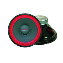 Load image into Gallery viewer, MR DJ PA110 10" 400-Watt Universal PA/DJ Raw Woofer Subwoofer, Black/Red