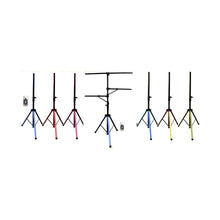 Charger l'image dans la galerie, Dj or Band Portable LED Light Multi Arm T Bar Tripod 8 Fixture Par Can Lighting