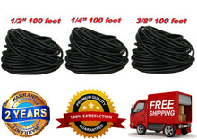 Load image into Gallery viewer, Absolute 100 Ft Each Size 1/4" 3/8" 1/2" Split Loom Wire Tubing Cable