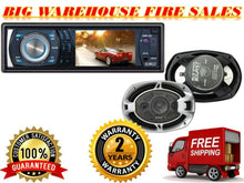 Load image into Gallery viewer, Absolute DMR380BTAD 3.5" DVD/CD/MP3/AM/FM Player & Pair of BLS-6904 6X9" speaker