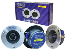 Charger l'image dans la galerie, 2 Pair Absolute USA PBT37S 4-Inch Titanium Bullet High Compression Tweeter  for Car, Van, ATV, UTV, Marine, Boat, Motorcycle, Motorsports, and Competition