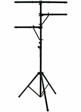 Charger l'image dans la galerie, Mr DJ LS-360 Heavy Duty DJ Light Stand w/ Two Fixture Arms & T-Bar