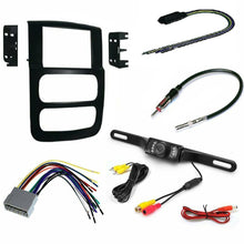 Charger l'image dans la galerie, Double DIN car stereo dash Install Kit for 02-05 RAM PICKUP TRUCK 1500 2500 3500 with Backup Camera