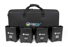 Load image into Gallery viewer, Colorkey CKU-7064, AirPar HEX 4 4-Pack Bundle with Hardshell Case