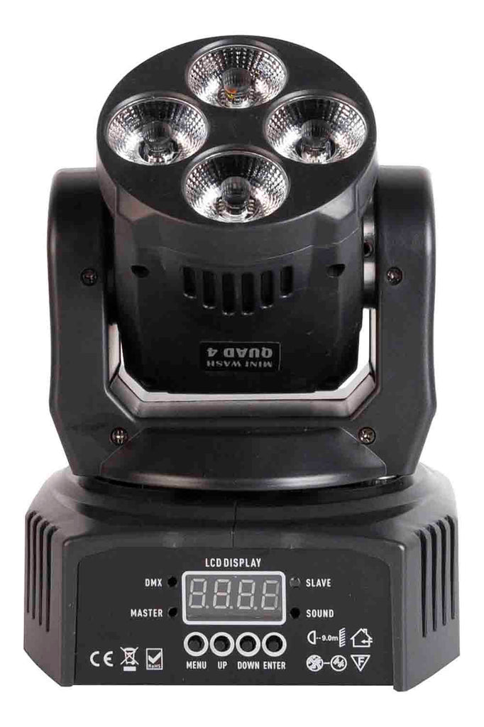Colorkey CKU01-5033 Mover Miniwash QUAD 4 Compact Moving Head Wash Light