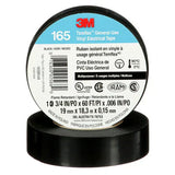 3M Temflex 1700 165 General Use Vinyl Electrical Tape, 36 yds Length x 3/4