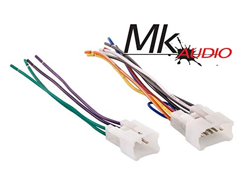 MK Audio A950 Compatible with Scion Toyota Lexus Subaru Factory Stereo Radio to Aftermarket Radio Harness Adapter