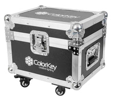 Load image into Gallery viewer, Colorkey CKU-7703-KIT Cold Spark Machine Bundle 2 Dazzlers with Road Case - White