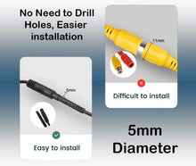 Charger l'image dans la galerie, CAM112 Backup Camera License Plate HD Night Vision Rear View 170° Angle Waterproof Compatible with Pioneer Car Radio DMH-100BT DMH-WT8600NEX DMH-160BT DMH1770NEX AVH-120BT AVH-210EX AVH-2550NEX AVH-X490BS