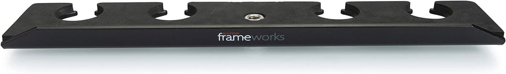 Gator Frameworks GFW-MIC-4TRAY Multi Holder Stand Attachment Holdsup to (4) Microphones Wired or Wireless