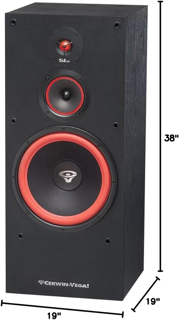 CERWIN VEGA SL-12 12" 3-Way 300 Watts Floor Standing Tower Speaker