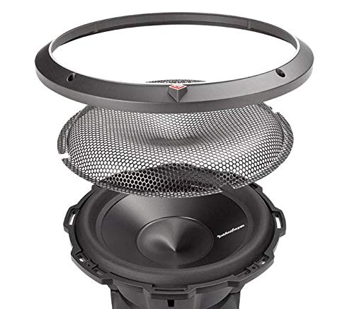New Rockford Fosgate P3D4-10 10" 1000W 4-Ohm Subwoofer + 10" Mesh Grille Insert