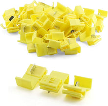 Load image into Gallery viewer, Absolute 50PCS Quick Splice Wire Terminals Snap Lock YELLOW 10-12 AWG
