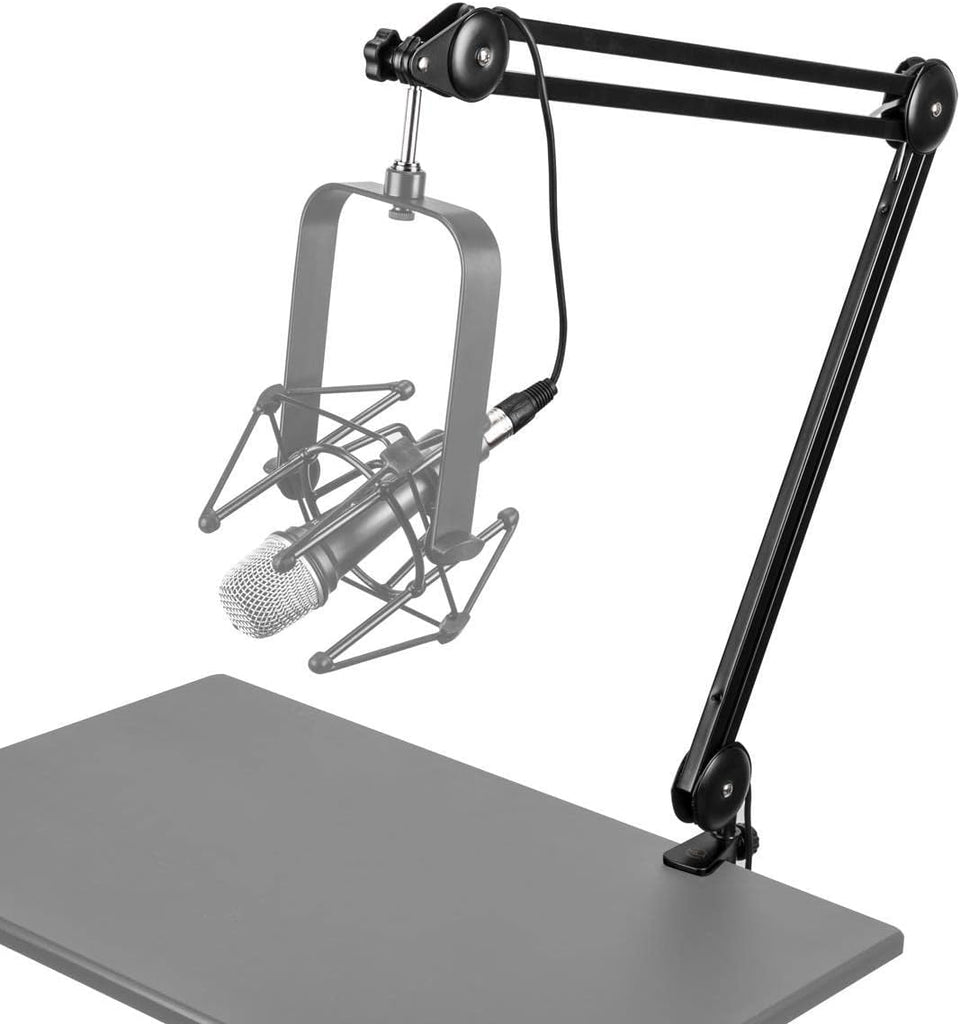 Focusrite Scarlett 2i2 Studio 4th Gen USB Interface Microphone Headphones Software Suite Broadcast Arm Springs XLR Cable Pop Filter