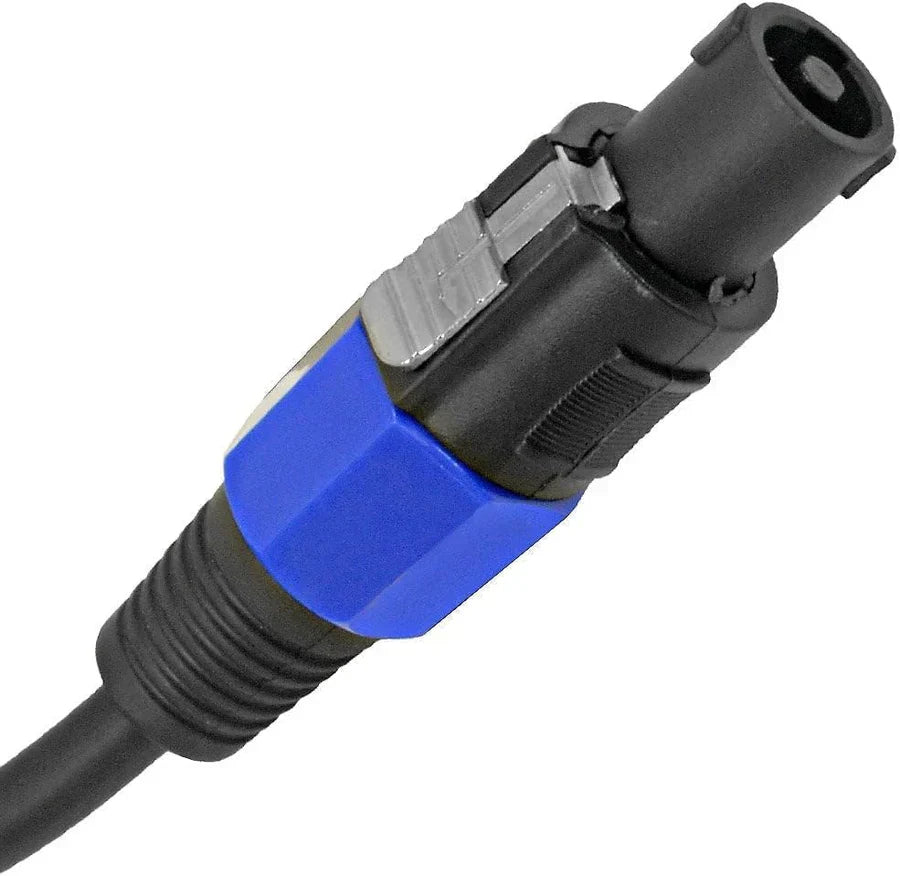 MR DJ CSMSF12 12-Feet Speakon Male to Speakon Female Universal Pro Audio DJ/PA Speaker Cable