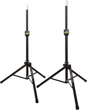 Charger l'image dans la galerie, 2 Ultimate Support TS-90B TeleLock Series Lift-assist Aluminum Speaker Stand with Speaker Stand Bag