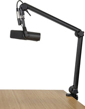 Load image into Gallery viewer, Gator GFWMICBCBM3000 Deluxe Frameworks Desktop Mic Boom Stand - Bundle with Microphone Windscreen, XLR Cable