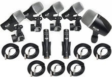 Load image into Gallery viewer, CAD Audio Stage7 Drum Mics with 7 20' XLR Cables