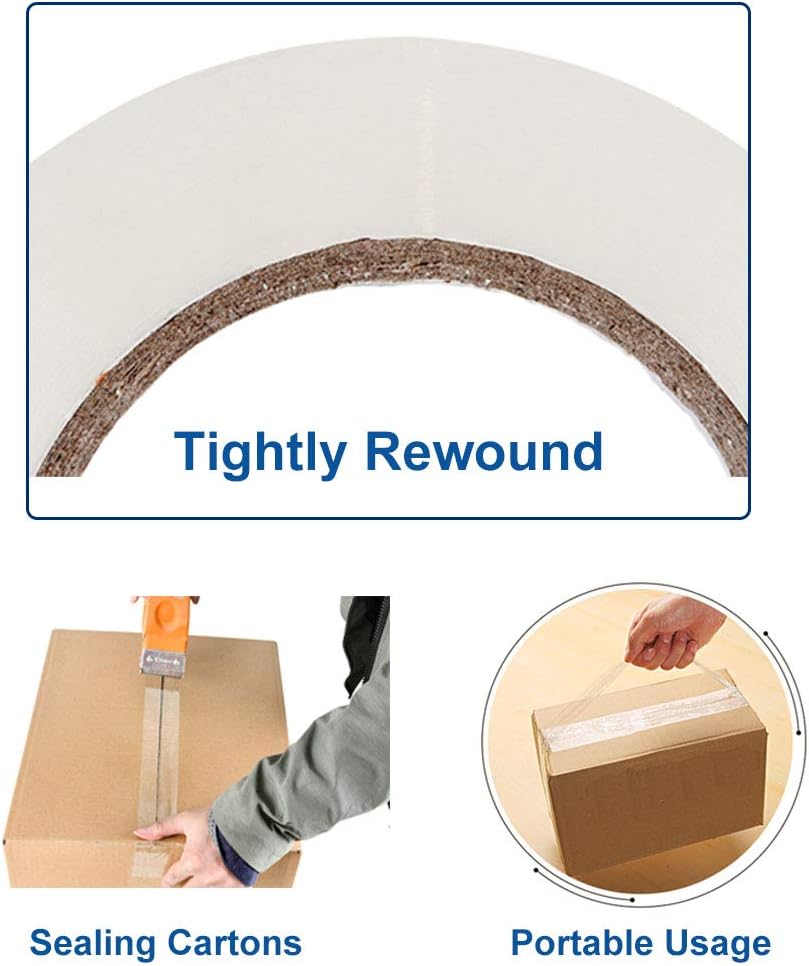Heavy Duty Packing Tape for Moving Boxes and Luggage 36 Pack 2" Wide 2160Y