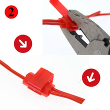 Load image into Gallery viewer, Absolute 50PCS Quick Splice Wire Terminals Snap Lock YELLOW 10-12 AWG