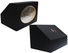 Load image into Gallery viewer, 2 Absolute 6.5" Single Angled Subwoofer Enclosure Speaker Box - Black