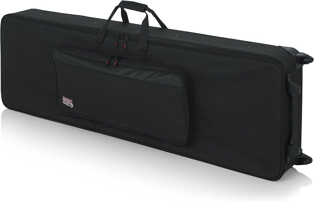 Gator Cases GK-76 Lightweight Keyboard Case with Pull Handle and Wheels; Fits 76-Note Keyboards