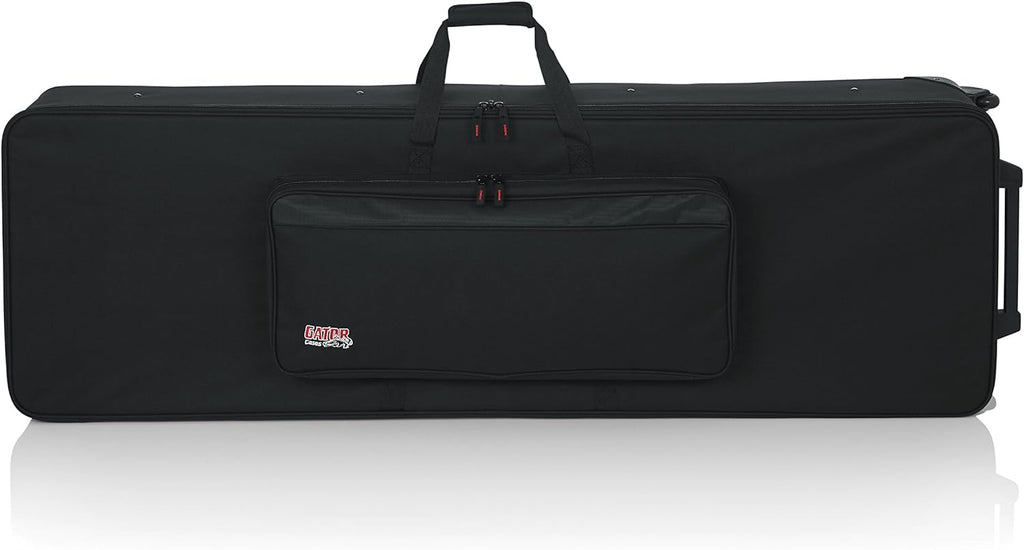 Gator Cases GK-76 Lightweight Keyboard Case with Pull Handle and Wheels; Fits 76-Note Keyboards
