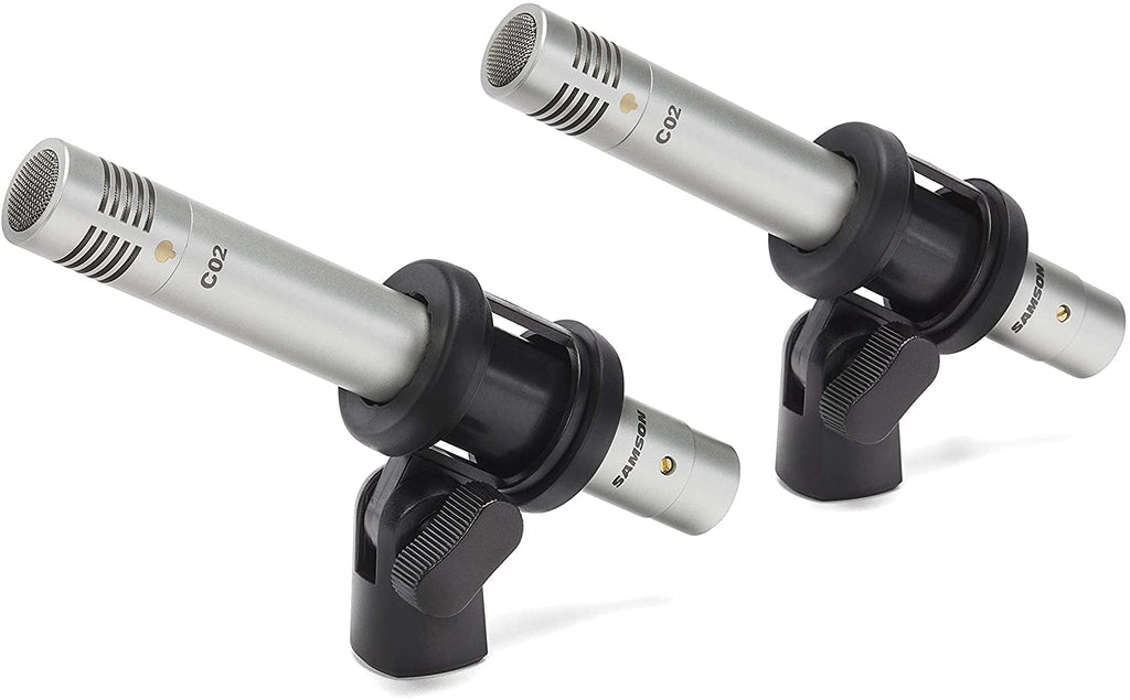 Samson C02 Pencil Condenser Pencil Microphones, Pair