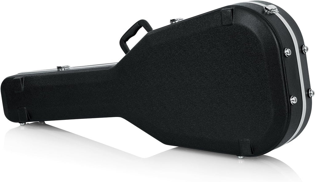 Gator Cases GC-DEEP BOWL Deluxe ABS Molded Case for Acoustic Guitars; Fits Ovation Style Deep Contour Acoustic Guitars