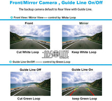 Load image into Gallery viewer, Absolute CAM2100S Chrome License Plate License Plate Backup HD Camera, Rear View Camera 170° Viewing Angle Universal Night Vision Waterproof High Sensitive 8 Bright LED Reversing Car Camera