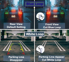 Charger l'image dans la galerie, CAM117 Backup Camera Frame License Plate HD Night Vision Rear View 170° Angle Waterproof Compatible with Clarion, Dual, BOSS, Jensen, Stinger, Pioneer, SoundStream, Sony, Kenwood, JVC, Rockford Fosgate,