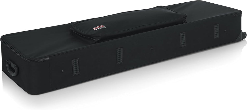 Gator Cases GK-76 Lightweight Keyboard Case with Pull Handle and Wheels; Fits 76-Note Keyboards