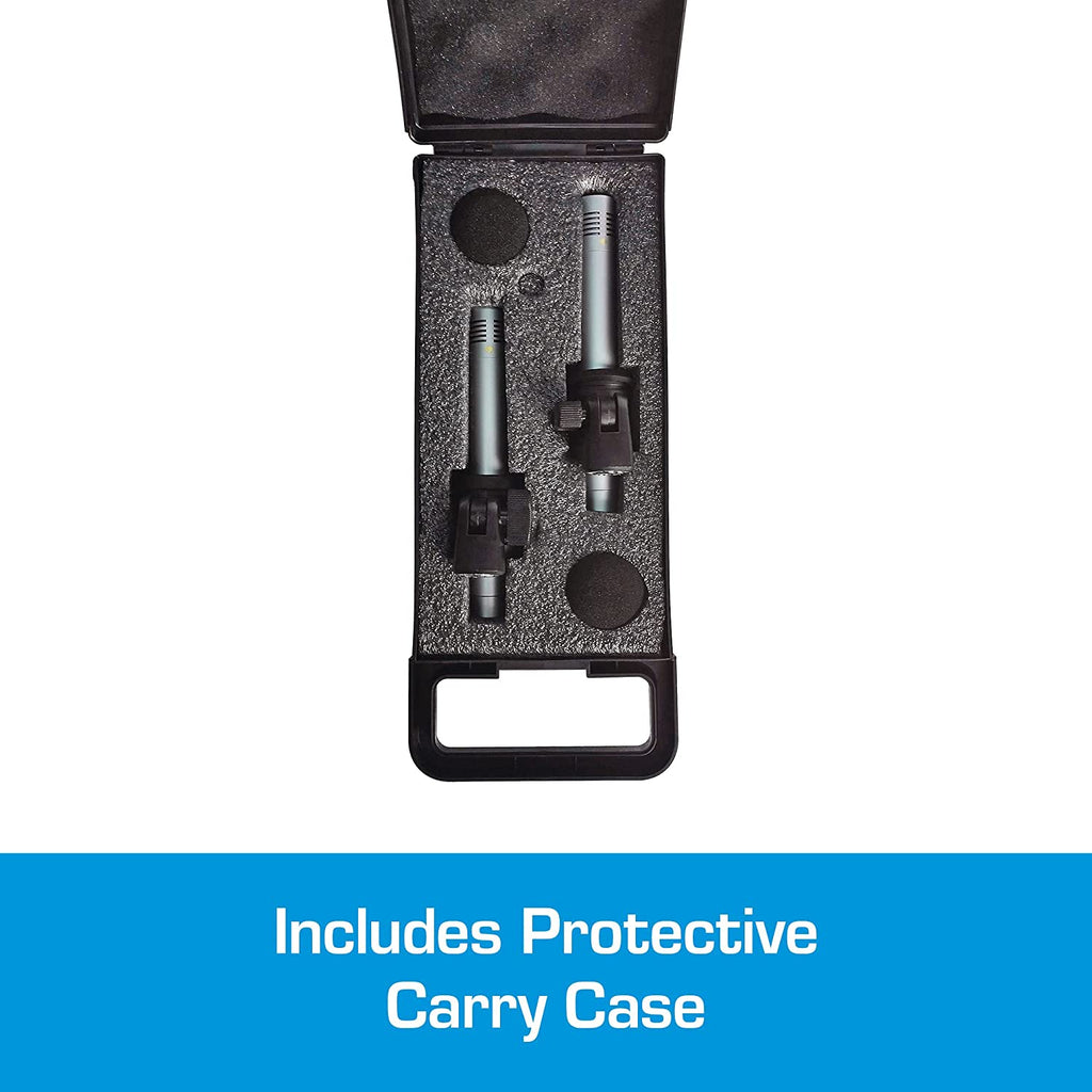 Samson C02 Pencil Condenser Pencil Microphones, Pair