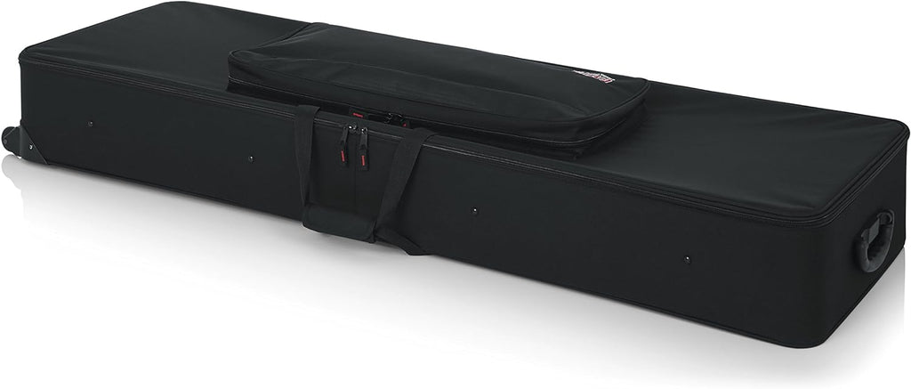 Gator Cases GK-76 Lightweight Keyboard Case with Pull Handle and Wheels; Fits 76-Note Keyboards