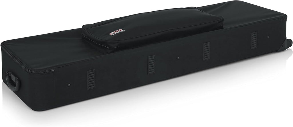 Gator Cases GK-76 Lightweight Keyboard Case with Pull Handle and Wheels; Fits 76-Note Keyboards