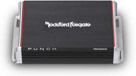 Rockford Fosgate PBR400X4D 400W Compact 4 Channel Punch Class D Amplifier 50 watts RMS x 4
