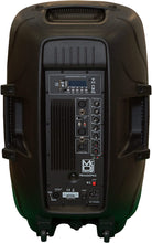 Load image into Gallery viewer, 2 MR DJ PBX4200PKG 15" PA DJ 3000W Bluetooth Karaoke Speaker LED + Speaker Stand