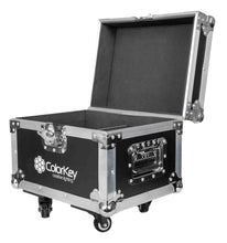 Load image into Gallery viewer, Colorkey CKU-7703-KIT Cold Spark Machine Bundle 2 Dazzlers with Road Case - White