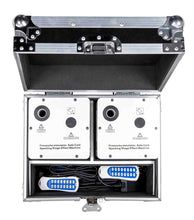 Load image into Gallery viewer, Colorkey CKU-7703-KIT Cold Spark Machine Bundle 2 Dazzlers with Road Case - White