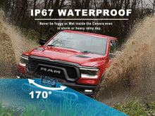 Load image into Gallery viewer, Absolute CAM2100S Chrome License Plate License Plate Backup HD Camera, Rear View Camera 170° Viewing Angle Universal Night Vision Waterproof High Sensitive 8 Bright LED Reversing Car Camera