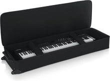 Load image into Gallery viewer, Gator Cases GK-76 Lightweight Keyboard Case with Pull Handle and Wheels; Fits 76-Note Keyboards