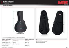 Load image into Gallery viewer, Gator Cases GL-MANDOLIN Lightweight Polyfoam Mandolin Case; Fit's Both 'A' and 'F' Body Styles
