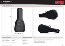 Load image into Gallery viewer, Gator Cases GC-DEEP BOWL Deluxe ABS Molded Case for Acoustic Guitars; Fits Ovation Style Deep Contour Acoustic Guitars