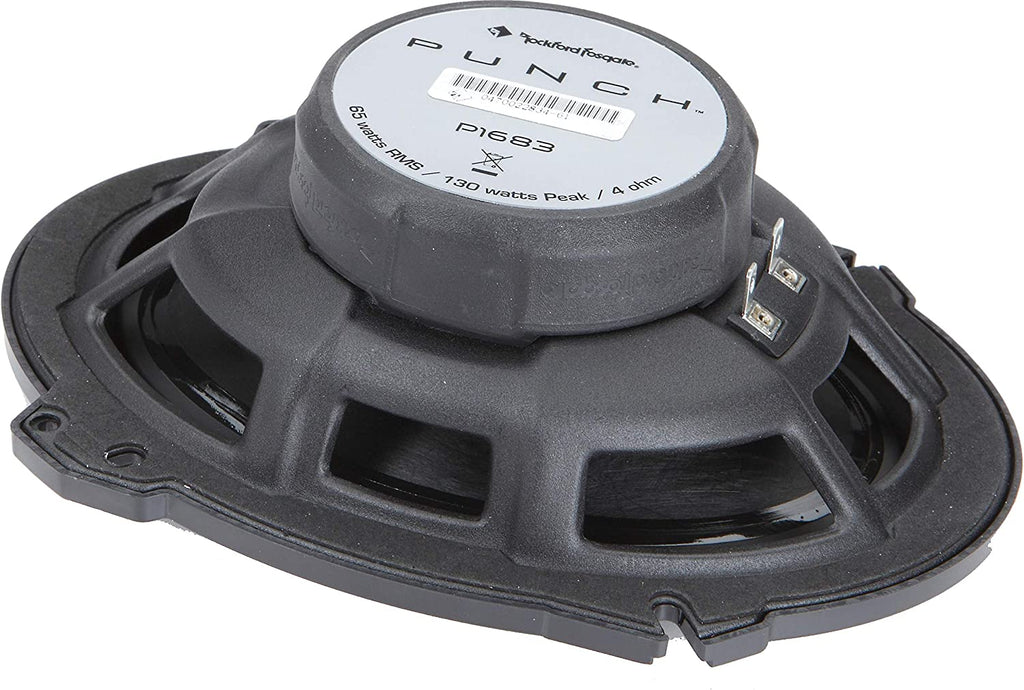 Rockford Fosgate P1683 260W Peak (130W RMS) 6" x 8" Punch Series 3-way Full Range Coaxial Speakers