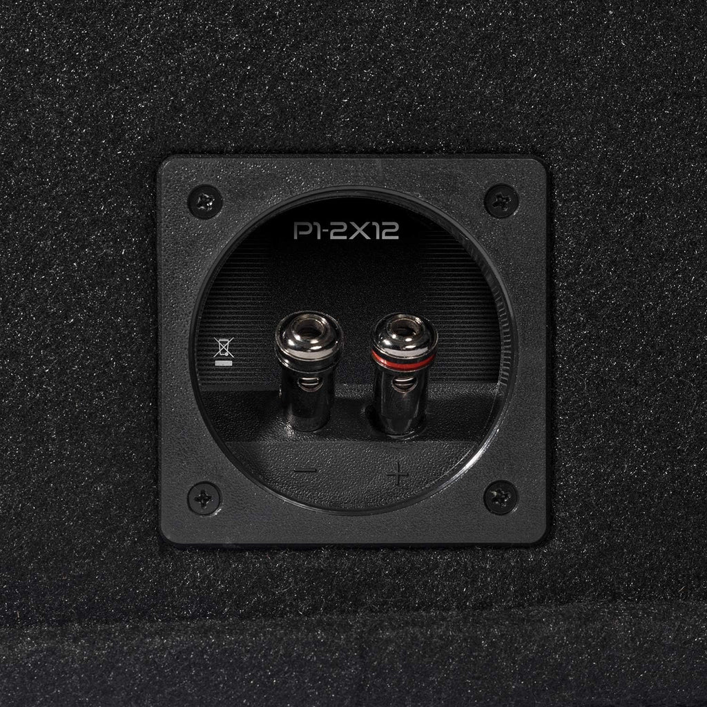 Rockford Fosgate Punch P1-2X12<BR/>1000W Peak Punch P1 Dual 12" Loaded Subwoofer Enclosure Ported