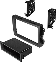 Load image into Gallery viewer, Dual XDVD176BT 7" Touchscreen Single DIN Car Stereo CAM1500S Rear Camera Magnet Phone Holder & Dash Kit for 05-07 Grand Cherokee