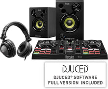 Load image into Gallery viewer, Hercules DJ Learning Kit w/ Controller, Speakers, Headphones, and Software