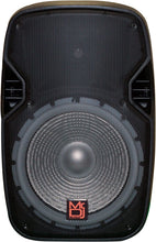 Load image into Gallery viewer, 2 MR DJ PBX4200PKG 15" PA DJ 3000W Bluetooth Karaoke Speaker LED + Speaker Stand