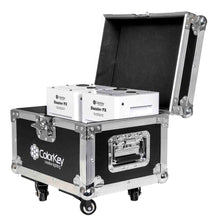 Load image into Gallery viewer, Colorkey CKU-7703-KIT Cold Spark Machine Bundle 2 Dazzlers with Road Case - White